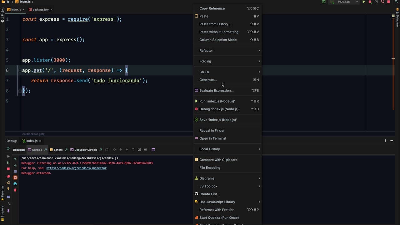 PhpStorm Workflow | Rodando JS, Terminal e Postman dentro da IDE