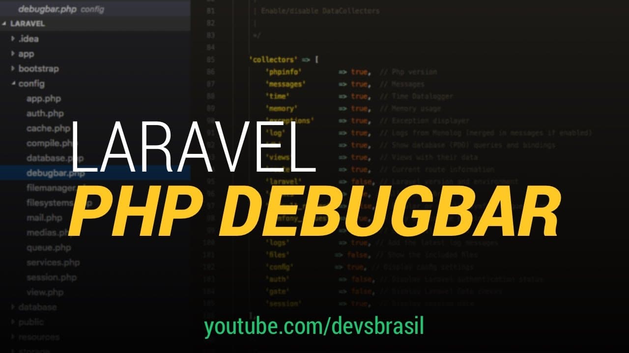 Ferramenta de debugging para Laravel - Instalação e Configurações [Barryvdh/PHP Laravel Debugbar]